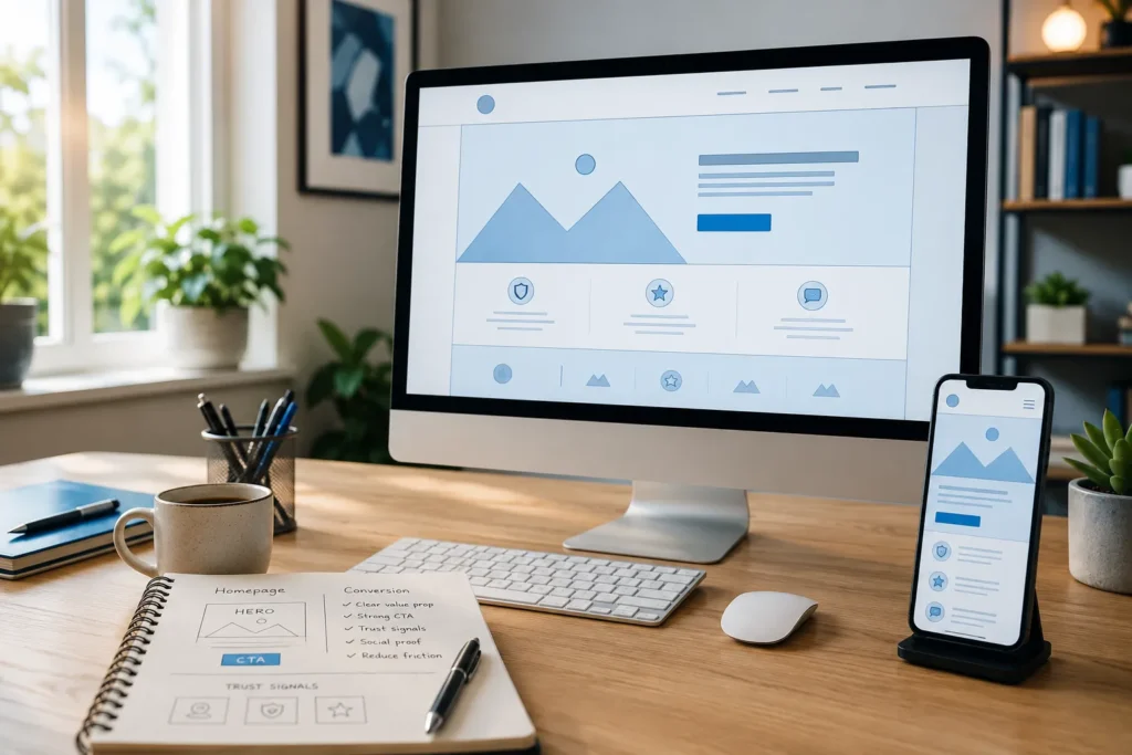 How to Write a Homepage That Converts Visitors Into Leads